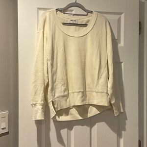 Double Zero Women's Off-White Crew Neck Sweater